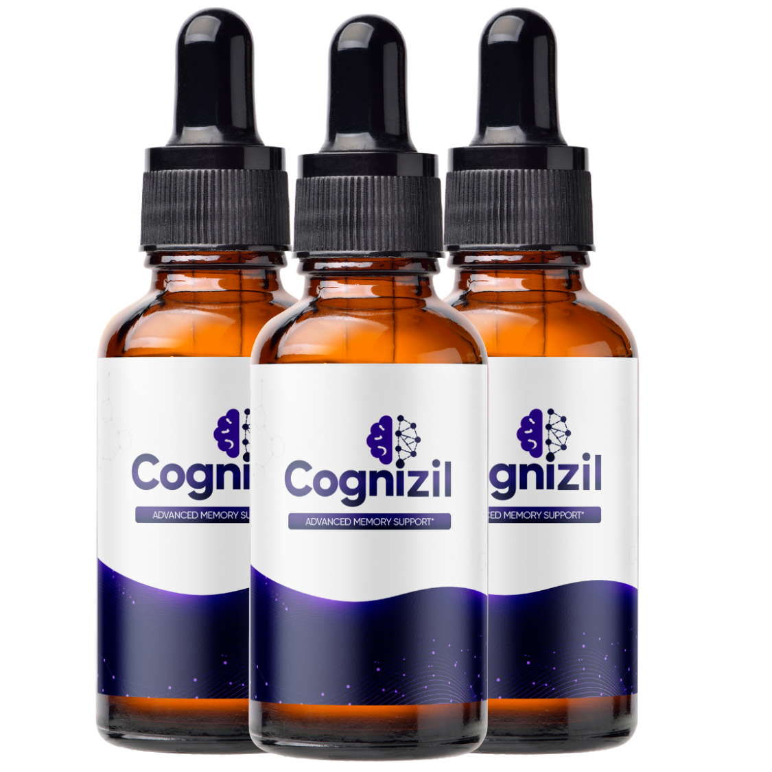 3 frascos reais do Cognizil