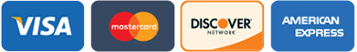Visa, Mastercard, Discover e American Express