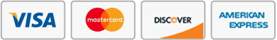 Visa, Mastercard, Discover e American Express